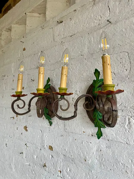 Candelabros De Pared Eléctricos - España 1970