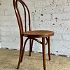 Silla Estilo Thonet Con Asiento Tejido - Colombia 1980