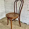 Silla Estilo Thonet Con Asiento Tejido - Colombia 1980