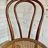 Silla Estilo Thonet Con Asiento Tejido - Colombia 1980