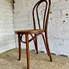 Silla Estilo Thonet Con Asiento Tejido - Colombia 1980