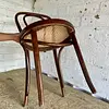 Silla Estilo Thonet Con Asiento Tejido - Colombia 1980