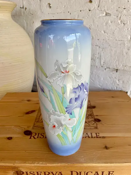 Jarrón De Porcelana - Japón 1970