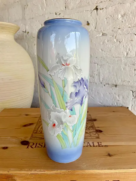 Jarrón De Porcelana - Japón 1970