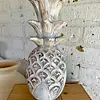 Piña Tallada En Madera Blanca Envejecida - Filipinas 2020
