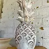 Piña Tallada En Madera Blanca Envejecida - Filipinas 2020