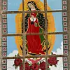 Imagen Guadalupe En 12 Baldosas Con Marco