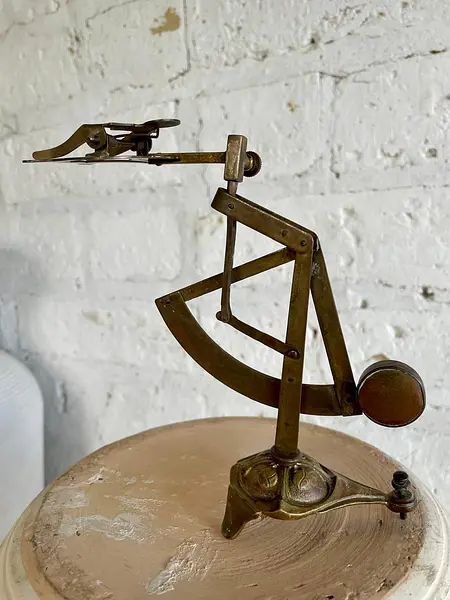 Balanza De Correo Postal Con Péndulo Y Pinza - Italia 1880