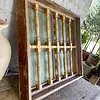 Ventana Doble Puerta Reja Torneada De Madera - Colombia 1940