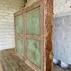 Ventana Doble Puerta Reja Torneada De Madera - Colombia 1940