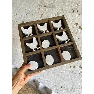 Triqui Juego De Mesa Gallinas Y Huevos Tic Tac Toe