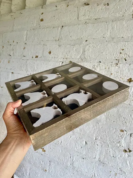 Triqui Juego De Mesa Gallinas Y Huevos Tic Tac Toe