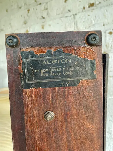 Reloj De Campanadas Auston New Haven Clock Co - U.S.A.1920
