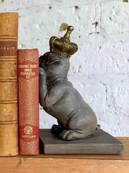Tranca Libros Perros Bulldog