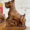 Tranca Libros Syroco Perros Terrier Escocés - U.S.A. 1940