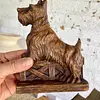 Tranca Libros Syroco Perros Terrier Escocés - U.S.A. 1940