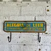 Perchero Alegría De Leer 2 Colgadores