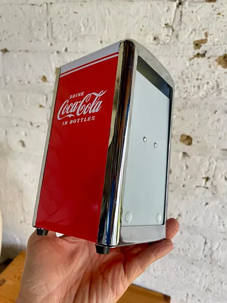 Servilletero Coleccionable Coca Cola Réplica De 1970