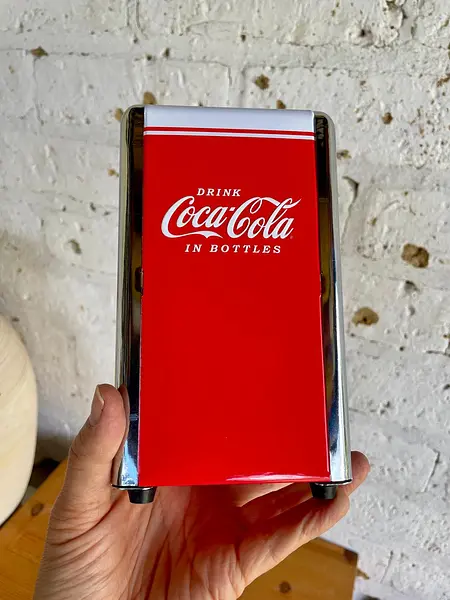 Servilletero Coleccionable Coca Cola Réplica De 1970