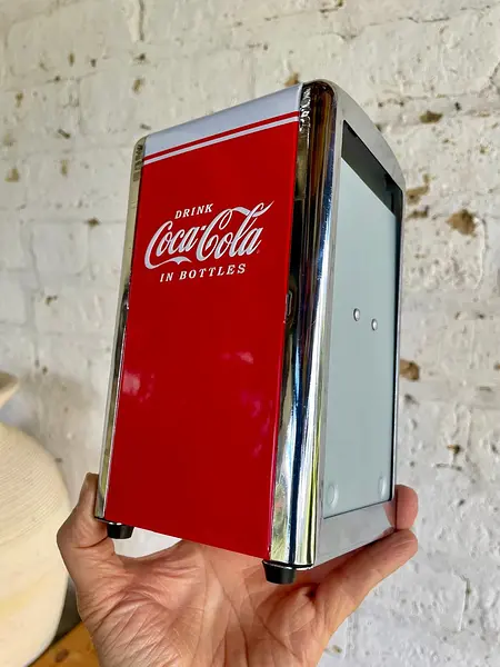 Servilletero Coleccionable Coca Cola Réplica De 1970
