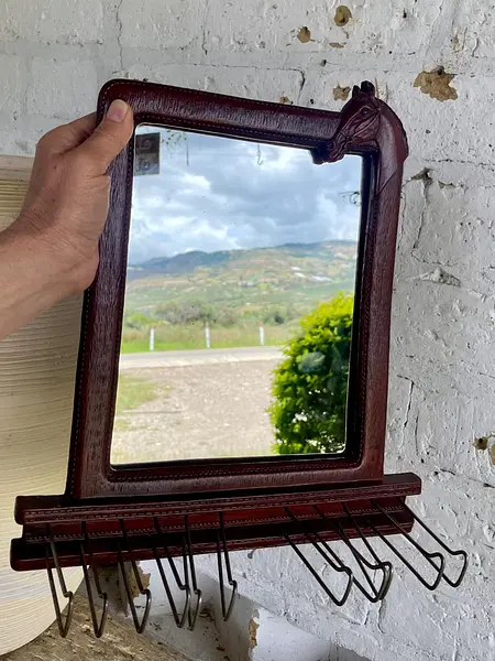 Espejo Con Porta Corbatas Syroco - U.S.A. 1940