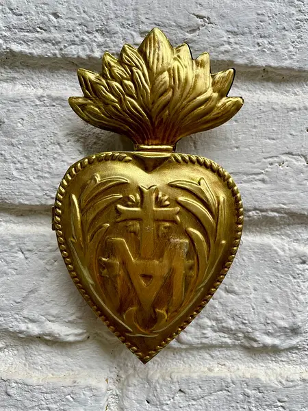 Exvoto Relicario Corazón Metálico - México 2020