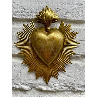 Exvoto Relicario Corazón Con Tapa - México 2020