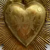 Exvoto Relicario Corazón Con Tapa - México 2020