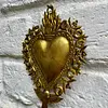 Exvoto Sagrado Corazón Metálico - México 2020