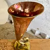 Florero En Cobre Y Bronce - India 1960