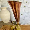 Florero En Cobre Y Bronce - India 1960