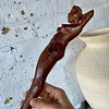 Cascanueces Artesanal Con Forma De Mujer - Filipinas 1950