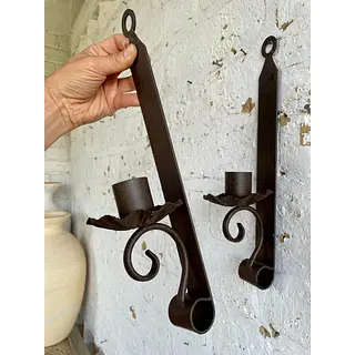 Pareja De Candelabros De Pared