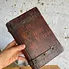 Caja Libro De Madera Con Herrajes - España 1900