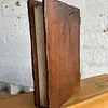 Caja Libro De Madera Con Herrajes - España 1900