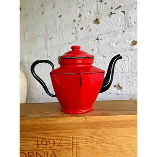 Tetera Esmaltada Hexagonal - Checoslovaquia 1950