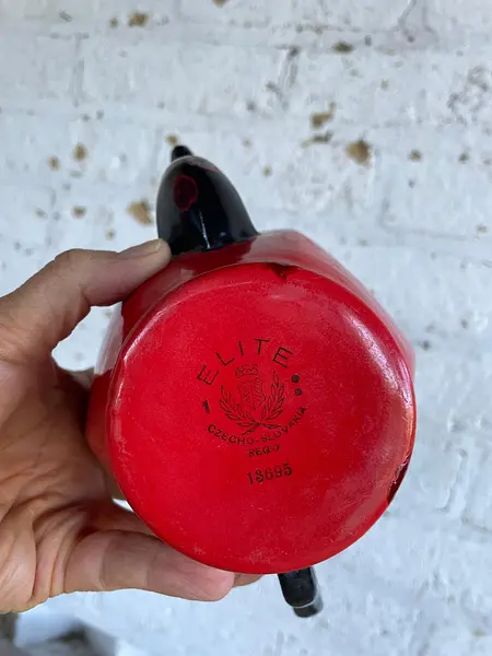 Tetera Esmaltada Hexagonal - Checoslovaquia 1950
