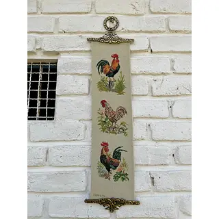 Pendón Bordado A Mano - 1976