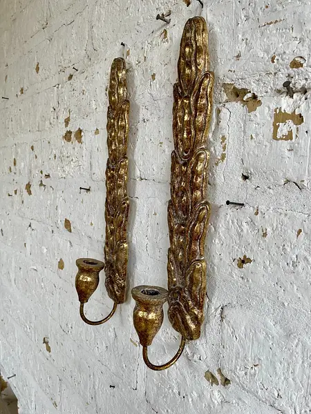 Candelabros X 2 Estilo Regency - Italia 1960