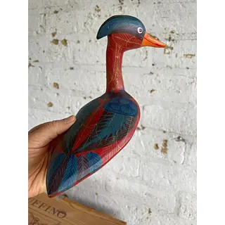 Pato Joyuyo De Agua En Madera