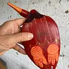 Pato Joyuyo De Agua En Madera