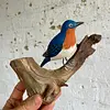 Pájaro Azulejo Sobre Tronco Natural - U.S.A. 2000