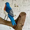 Pájaro Azulejo Sobre Tronco Natural - U.S.A. 2000
