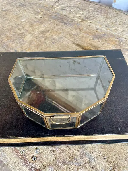 Caja Octogonal Transparente - India 1990