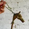 Calzador Mango Cabeza De Caballo - India 1930
