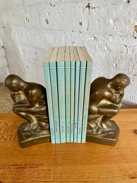 Trancalibros Inspirados En El Pensador De Rodin - Corea 1960