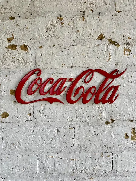 Silueta Letrero De Coca Cola - Colombia 1980