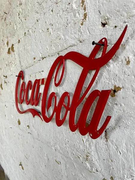 Silueta Letrero De Coca Cola - Colombia 1980