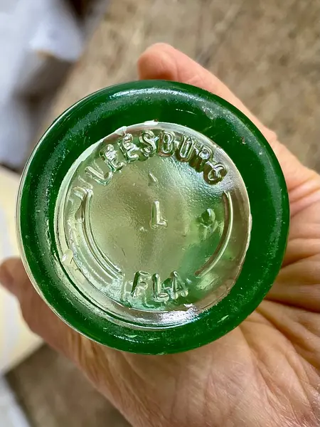 Botella Original De Coca Cola Leesburg Fl. - U.S.A. 1954