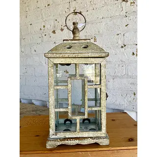 Farol Rústico De Madera